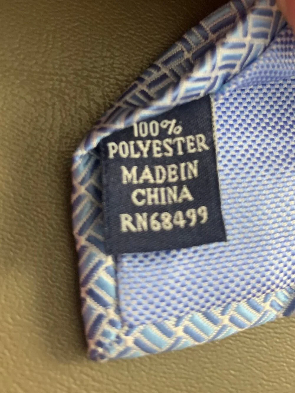 Club Room Men's 3.25'' 100% Polyester Neck Tie, Cadet Light Blue Neat, One Size